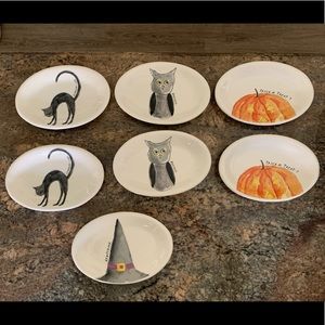 Rae Dunn Halloween Oval Appetizer Plates